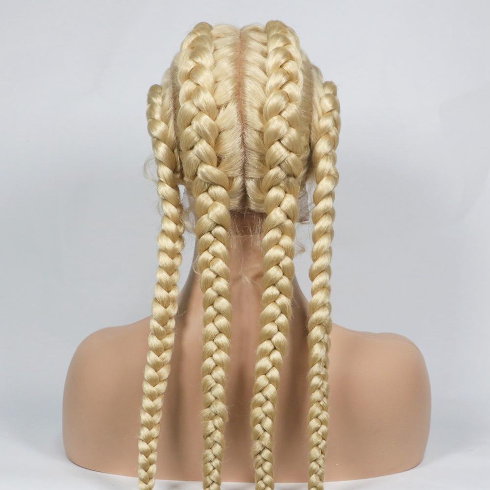 Lace Wig Hair Wig Female Long Hair Chemical Fiber Headgear Braid Wig Braid S
