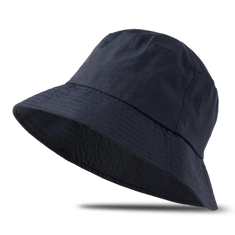 Men Large Size Xxl 65Cm Bucket Hats Plus Size Xl 63Cm Sun Hats Women Big Head Waterproof Fisherman Cap Summer Sunscreen Panama