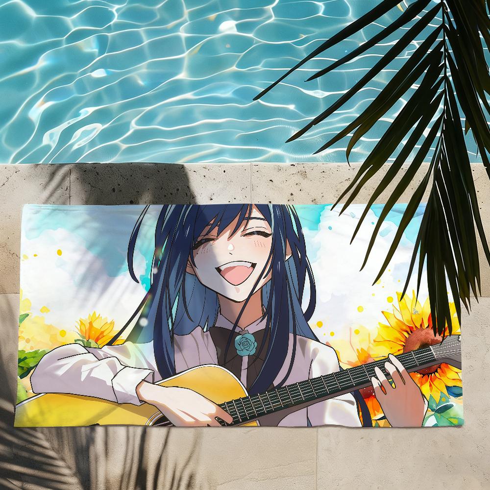 Ado Anime Singer Towel Quick Drying Beach Towels Are Suitable For Swimming Pools Camping Yoga And The Gym
