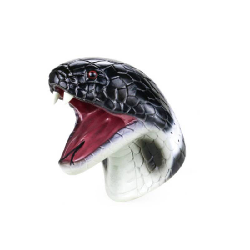 Animal Hand Puppet Toy With Realistic Snake Head For Kids Educational Play