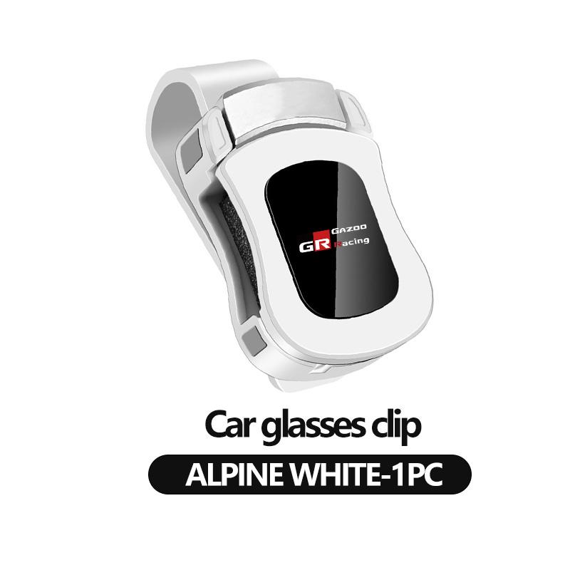 For Toyota Car Interior Sun Visor Eyeglasses Holder Sunglasses Clip Supra Aygo Prado RAV4 Hilux Yaris Corolla 4Runner XB5