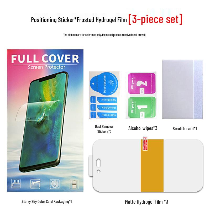 Compatible with vivo X300 Pro: HD TPU Hydrogel Film & Crystal EPU Repair Film