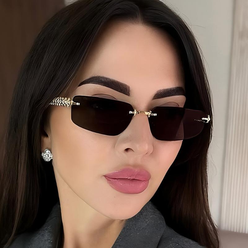 Latest Stylish Polygonal Personalized Men's and Women's Sunglasses High End Outdoor Sunscreen Sun Gasses Stylishy Shades UV400 Protection