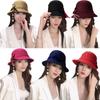 Warmer Felt Bucket Cap Elegant Church Bowler Cloche Hats Basin Cap Women Ladies Girl Hat Lady Girl