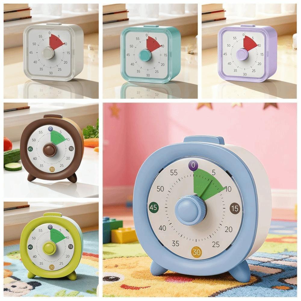 Temporizador Visual Ultra Silencioso 60 Minutos Temporizador de Cocina Multifuncional Reloj Despertador de Cuenta Atrás Interior