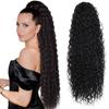 Synthetic Black Ponytail Extension Long Curly Wavy Clip In Ponytail Hair Extensions Hairpiece For Women Daily Party Use