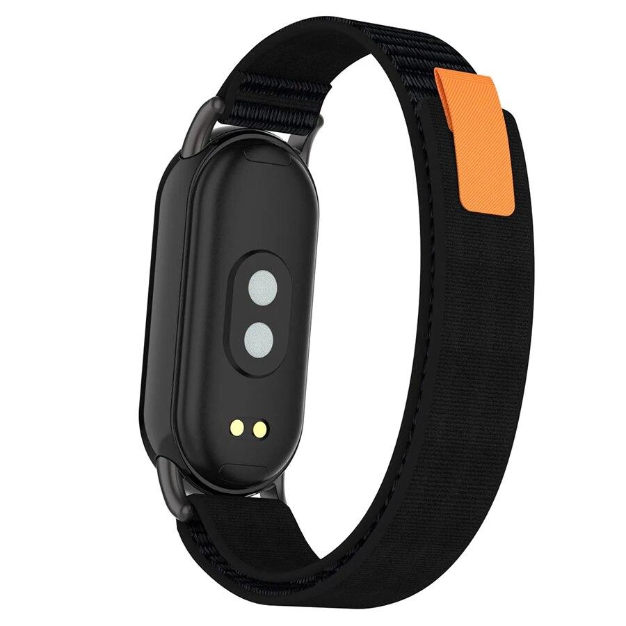 Pour Mi Band 8 Bracelet en Nylon boucle Bracelet de remplacement pour Xiaomi Mi Band 8 Bracelet de montre intelligente Bracelet Correa Bracelet respirant