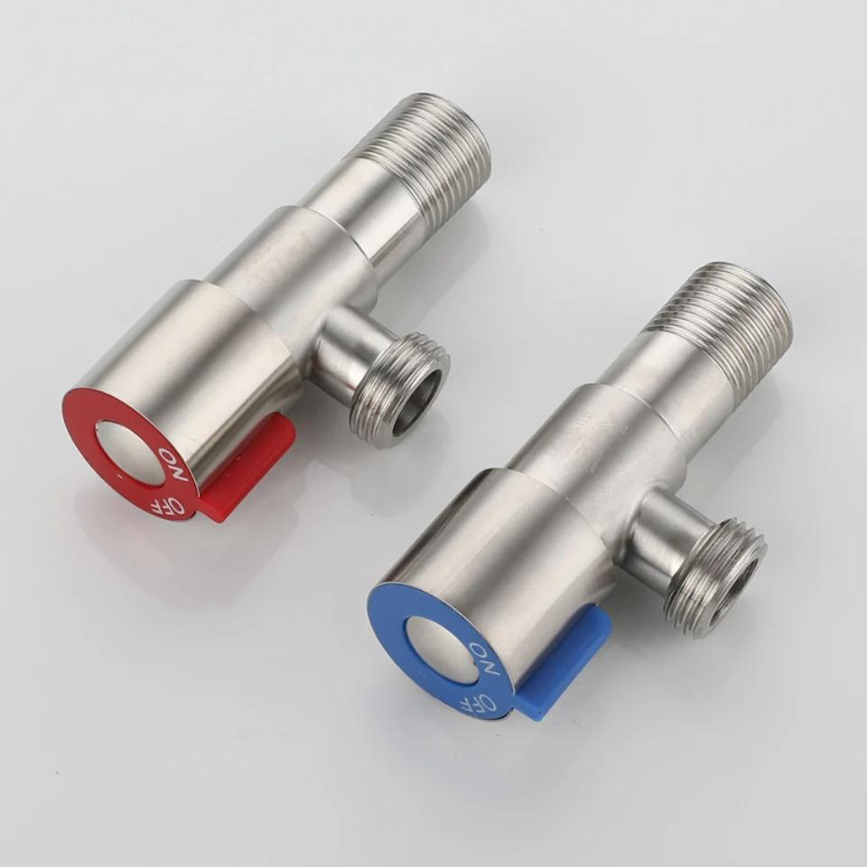 Triangle Valve Toilet Water Stop Valve Water Heater Valve Stainless Steel for Bathrooms Kitchens Balconies Toilet Accessories
