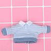 Schöner ob11 Baby-Mantel Revers-Pullover Ein-Schulter-Träger-Set 1/12 schlichter Körper Puppenkleidung Puppenzubehör