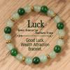 Two Tone Green Jade Beaded Bracelet With Gold Spacers Serene Fashion Jewelry For Men And Women Daily Wear Simple Versatile Accessory