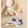Basin Hook Retractable Face Basin Drying Rack with Suction Cup Pot Cover Holder Shower Hanger Bathroom Washbasin Holder for Home