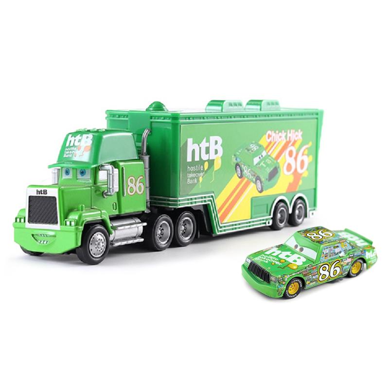 Pixar Cars 3 2 Spielzeug Jackson Storm Lightning McQueen LKW Auto Chick Hicks King LKW Luigi Kinder Geburtstagsgeschenk