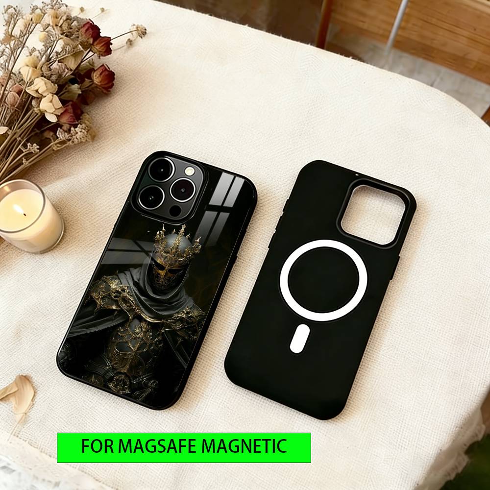 Ritter Handyhülle Für iPhone17,16,15,14,13,12,11 Plus,Pro Magnetisch Für Magsafe Kabelloses Laden