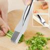 Shred Silk The Knife, Upgrade-Messer aus Edelstahl für gehacktes Grün, Gemüseschneider für die Küche, scharfer Zerkleinerer für Frühlingszwiebeln