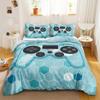 Spellen Dekbedovertrek Set Jongens Kinderen Gamepad Beddengoed Set Videogame Controller Dekbedovertrek voor Tienermeisjes Polyester Quilt Hoes
