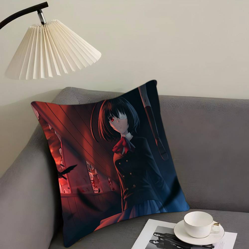 M-Misaki Mei Cartoon Animation Personalisiertes Bild Text Heim Dekorative Kissen Haushaltsgeschenke 45x45cm