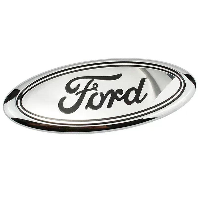 11,5 x 4,5 cm Auto j40 Zadní logo kufru Znak Samolepka pro Ford Kuga Edge Escape F150 Ecosport Fiesta Ranger Mustang Mondeo Fusion Focus