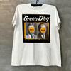 Green Day Green Day Band Album Record T-shirt met korte mouwen Vintage Amerikaans Retro Design Halflange mouw Man