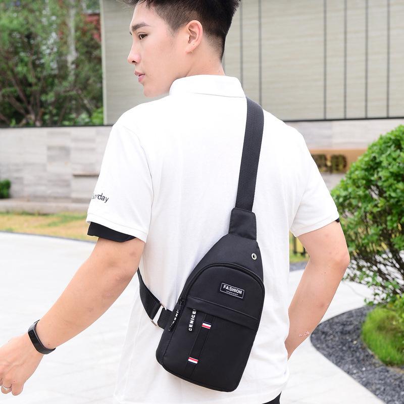 Sac de poitrine pour hommes, sac diagonal, petit sac à dos de voyage, sac Oblique