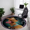 1pc Scooby-Doo Chair Carpet for Office Non-Slip,Machine Washable Rug for Office, Room - Holiday Decor - Machine Made Yy251017205