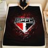 Sao Paulo FC Flannel Blanket, High Quality Comfortable for All Seasons, Home Decor, Warmth and Comfort