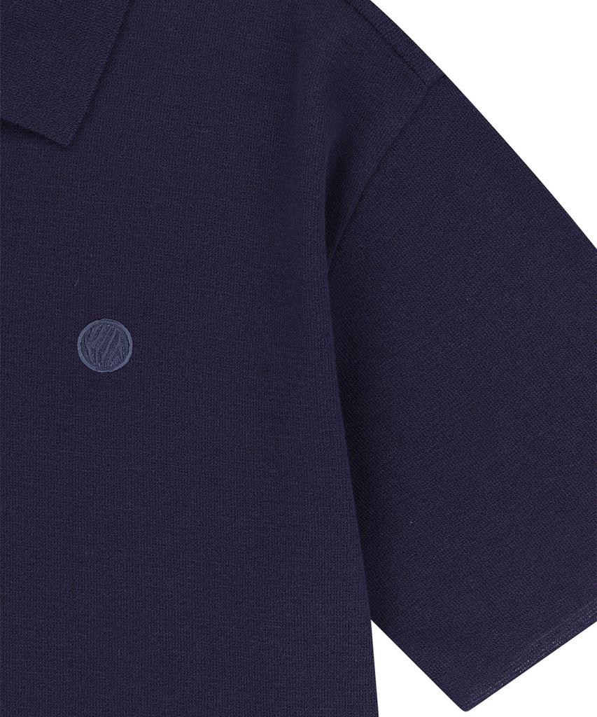 OFFGRID Og Cool Touch A/C Short Sleeve Knit - Navy