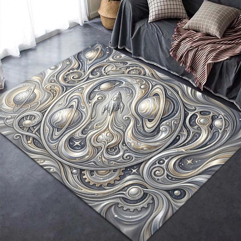 2025 New Space Carpet Rug for Living Room Bedroom Home Sofa Decoration,Kids Play Non-slip Floor Mat159
