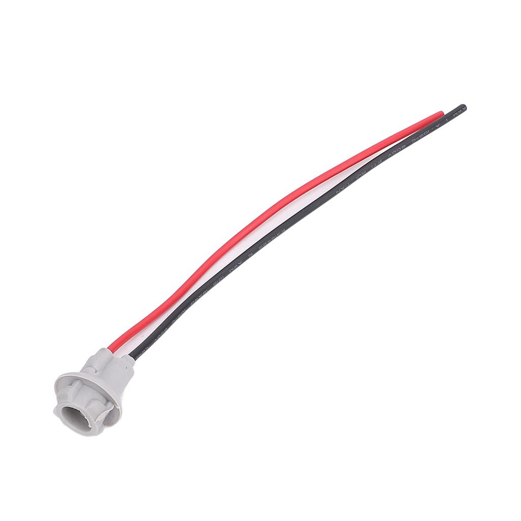 10PCS T10 LED Bulbs Sockets Plug Wiring Harness Waterproofing Rubber Copper T10 LED Bulbs Wire Adapter for Cars Trucks