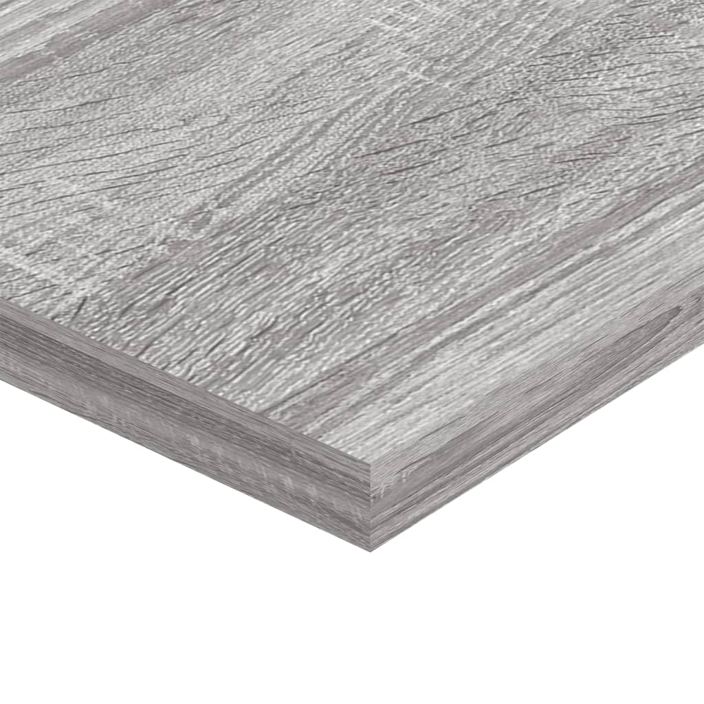 Wall Shelves 4 Pcs Grey Sonoma 60 X 20 X 1.5 Cm Engineered Wood