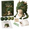 Handmade Knitted Hat Crochet Kit DIY Animal Hood Hat Crochet Kit  for Beginners