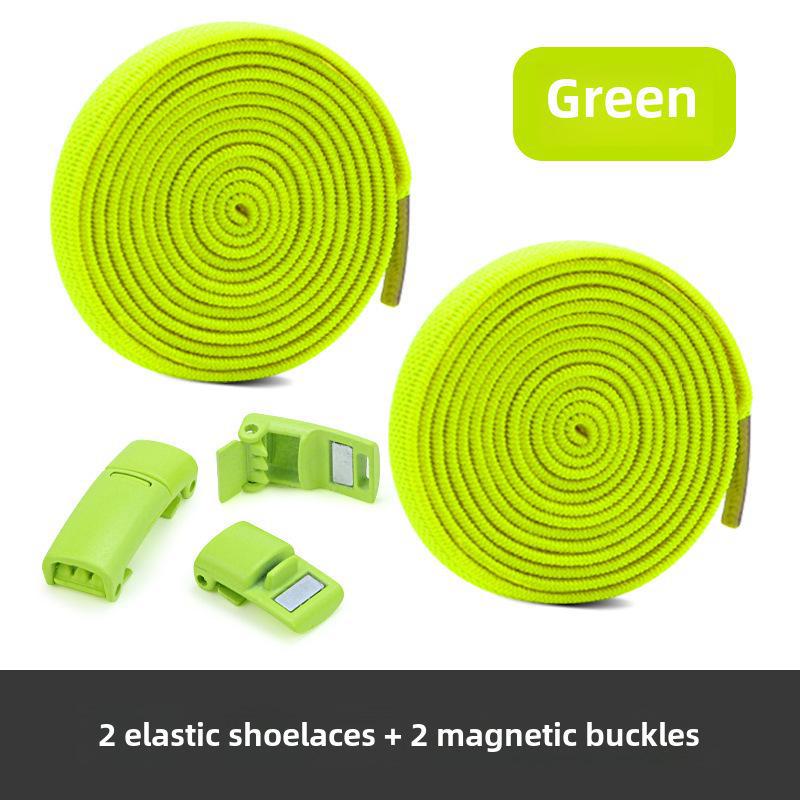 Kleurrijke Magnetische Elastische Schoenveters met Metalen Gespen - No-Tie Schoenveter Accessoires