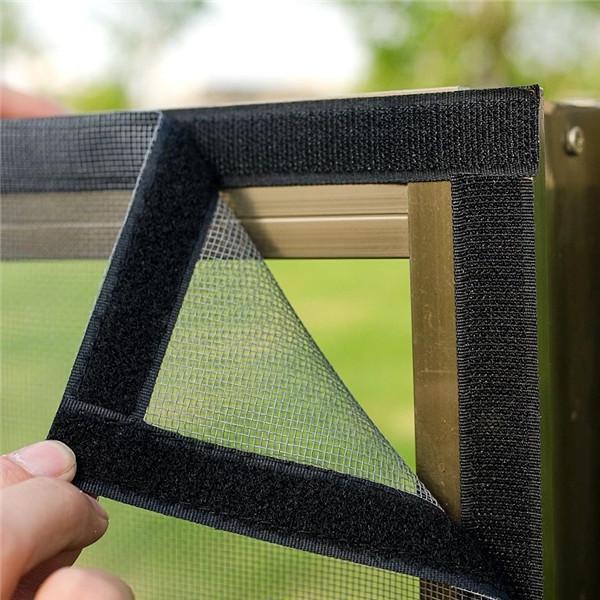 Folio Magnetic Window Screen Mesh Innendørs Anti-Mygg Gardin Tulle Sommer Usynlig Avtakbar Vaskbar Nett