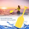 Outdoor Wassersport Teleskop Paddel Tragbares verstellbares Aluminiumlegierung Ruder Paddel Sicherheitsboot Zubehör