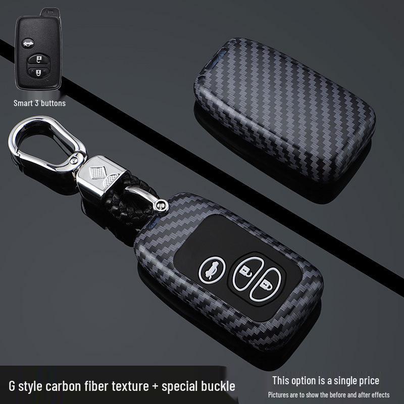 Compatible Key Shell Cover for Toyota Crown, Reiz, Prado, Land Cruiser, Camry
