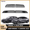 For Tesla Model Y 2020-2024 New Juniper Launch 2026  Car Lower Bumper Anti Insect Net Anti Dust Proof Inner Vent Grille Cover