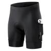 Santic Herren Radhose, Racerhose, Rad-/Rennrad Unterwäsche, Gepolstert, Feuchtigkeitsableitend, Schnelltrocknend, Frühling/Sommer (Schwarz, Größe M)