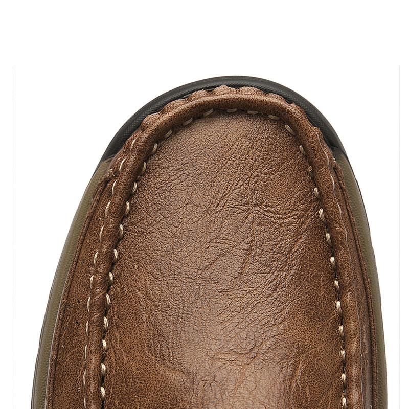 Men's Hand-Stitched Fashion Loafers Loafers High Quality Breathable Men's Casual Shoes Outdoor Men Sneakers Big Size 48