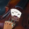 4 Stück Geigensteg Handgefertigt Ahornholz Geige Stabiler Steg Ersatz Professionell für 4/4 Größe Musikinstrumentenzubehör