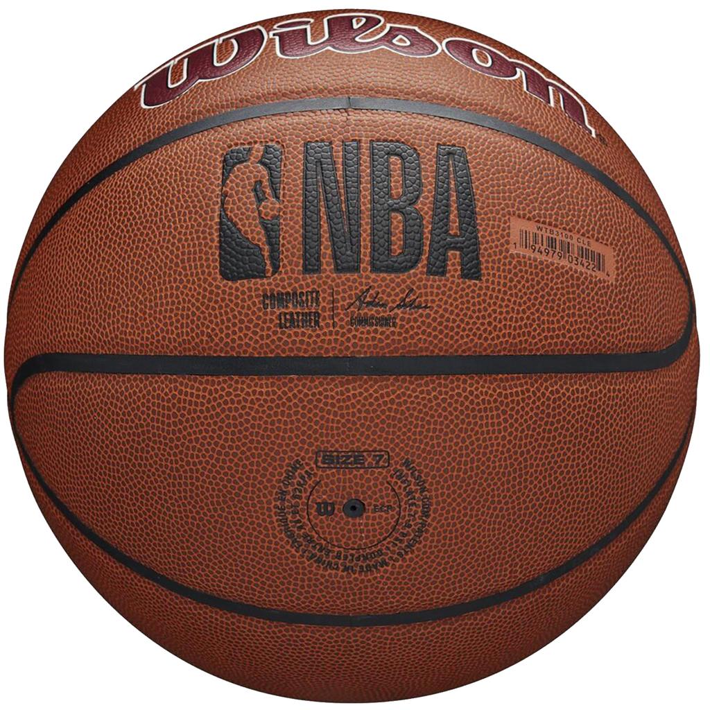 Wilson Team Alliance Cleveland Cavaliers Ball, Unisex Brown Basketball
