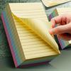 100-Color Sticky Notes - 4-Color Memo Pads, Tearable for Office, Home & School, Perfect for Holidays & Gifting