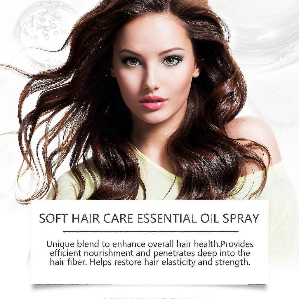 Spray Huile Capillaire au Calendula Hoegoa - Traitement à l'Huile Essentielle Nourrissante pour des Cheveux Doux et Brillants