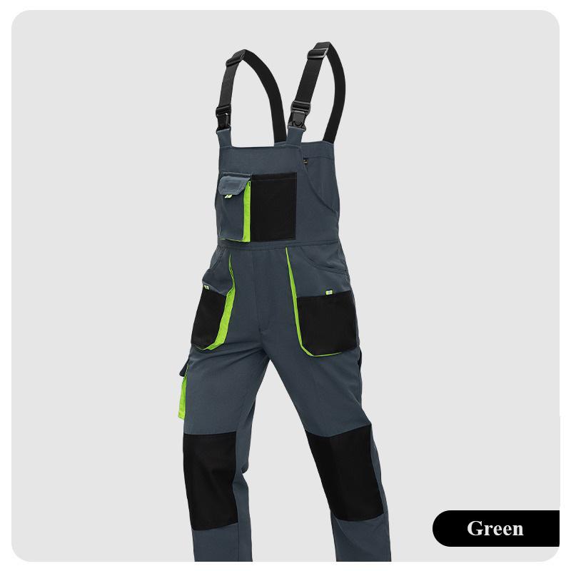 High Quality Men's Overalls Big Multi-Pocket Jumpsuit Wearproof Romper Factory Labor Protection Clothing Men Workwear Suits