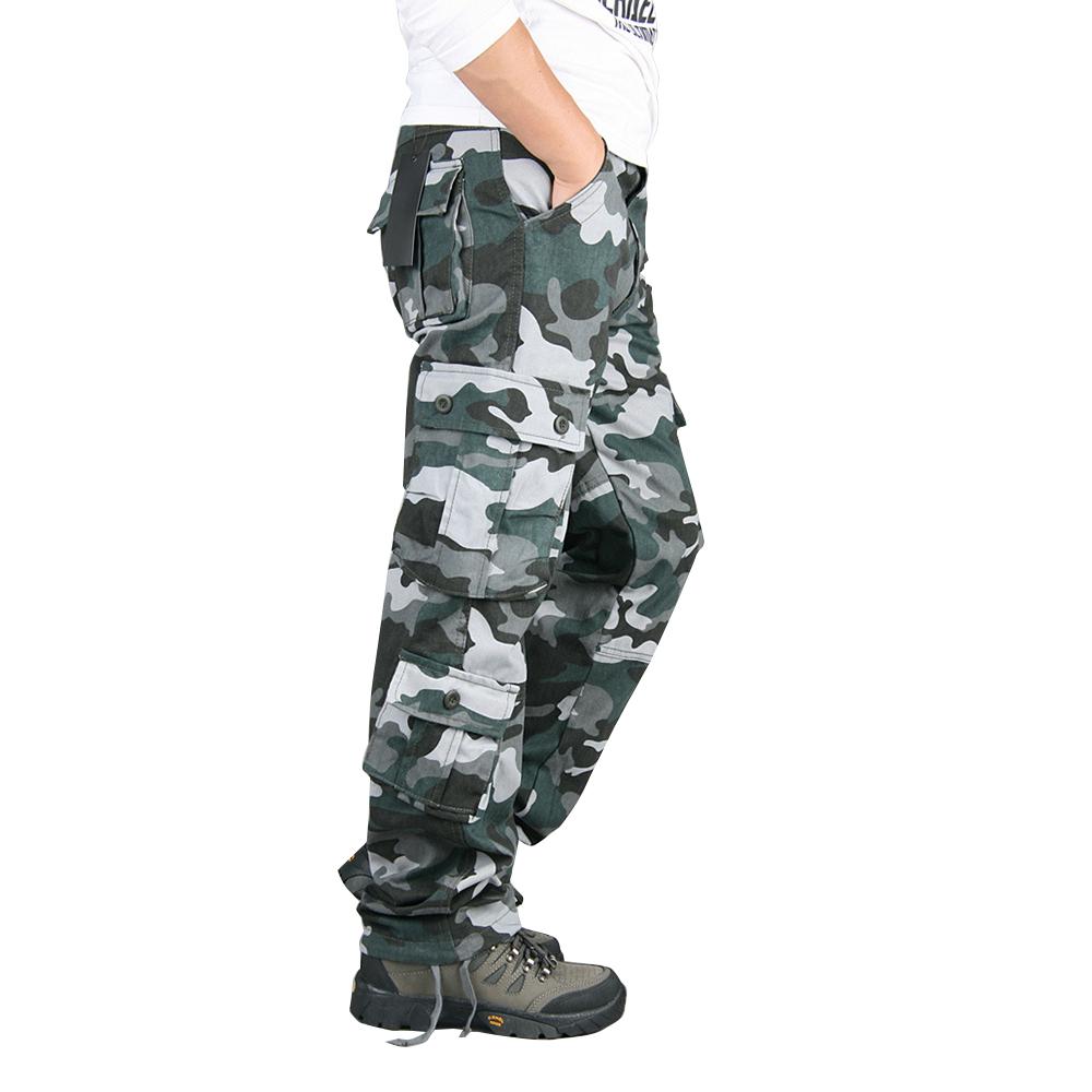 Men's Fashion New Outdoor Casual Pants Multi-pocket Overalls Trousers Large Size Men's Trousers