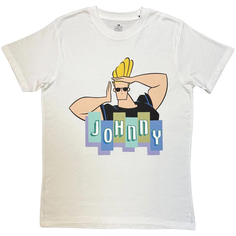 Johnny Bravo Posing Logo Unisexs Tshirt Unisexs