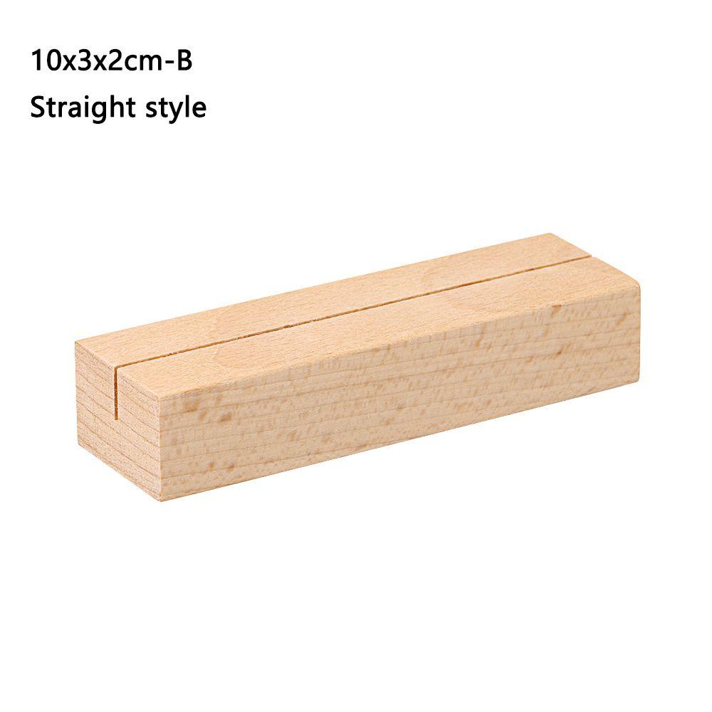 Holz Hochzeit Zubehör Schreibtisch Dekoration Bildkarten Display Ständer Fotos Klammern Platzkarten Klemmen Ständer Tisch Nummern Halter