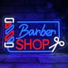 Barber Shop Neon Barber Pole Led Signs for Wall Decor Salon Station Light Sign for Pole Hair Salon Business Store Supplies