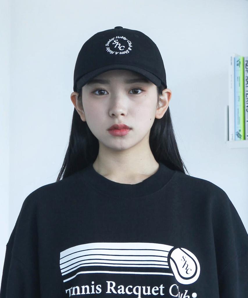 SUNDAY HOBBY CLUB Shc Circle Logo Curve Cap - Black