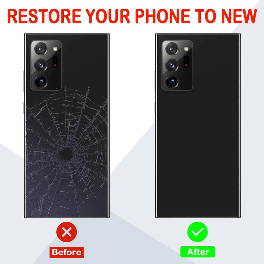 Nueva Tapa Trasera de Vidrio para Batería + Lente de Cámara Para Samsung Galaxy Note 20 Ultra