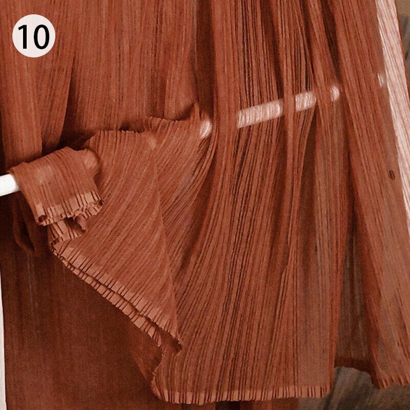 Tissu Dentelle Maille Plissée Organza Tulle Froissé Net Tissu Mariage Organe Jupe Robe Costume Rideaux Matériau de Bricolage Fait Main