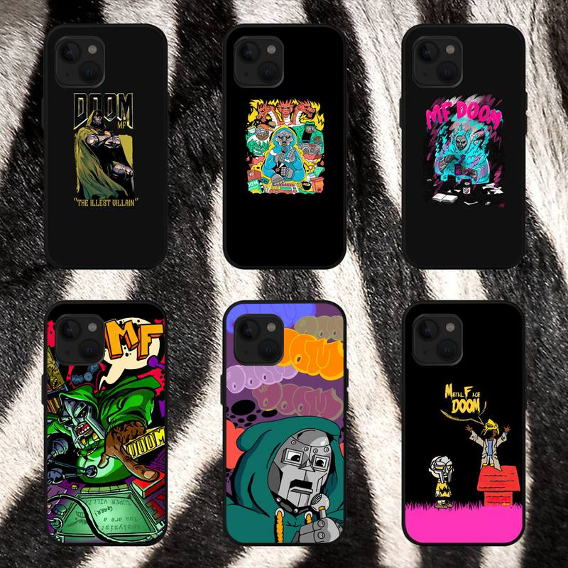 Mf Doom Rapper Phone Case For Iphone 11 12 Mini 13 14 Pro Xs Max X 8 7 6s Plus Se Xr Shell